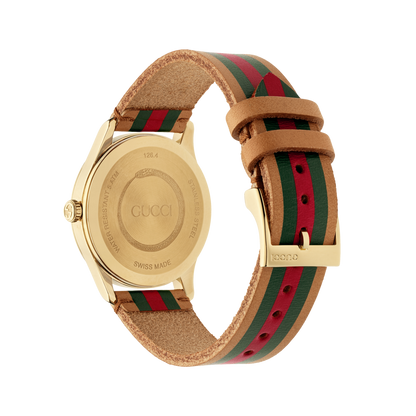 Gucci G-Timeless Le Marché des Merveilles Multi-Colour Dial PVD Gold Plated Unisex Quartz Watch YA1264077