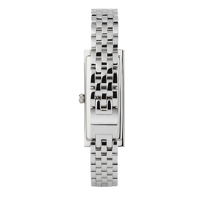 Gucci G-Frame Black Diamond Set Dial Stainless Steel Womens Quartz Watch YA127504
