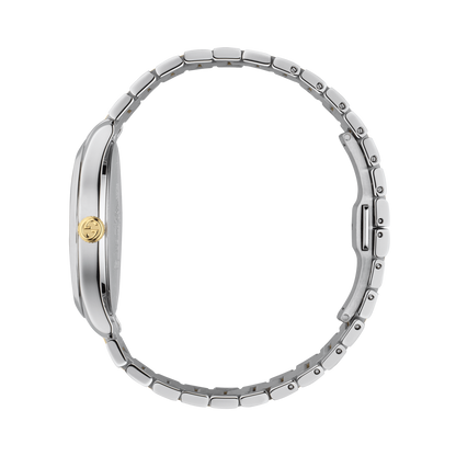 Gucci G-Timeless Snake Silver Dial Two Tone Unisex Quartz Watch YA1264075