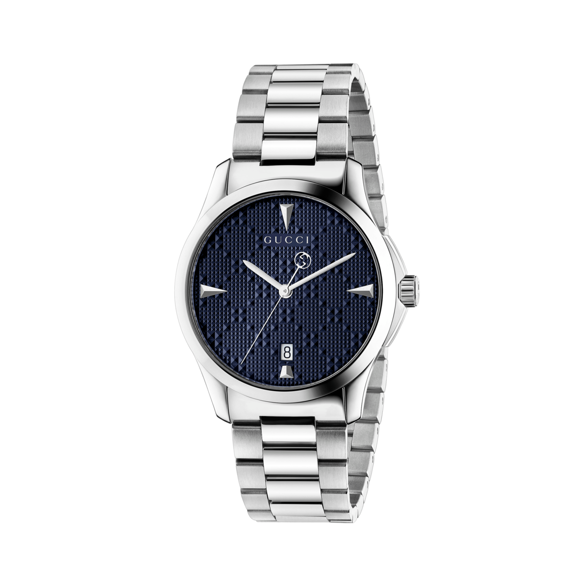 Gucci G-Timeless Blue Dial Stainless Steel Unisex Quartz Watch YA1264025