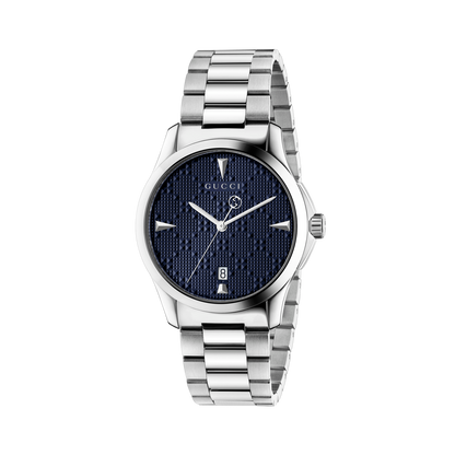 Gucci G-Timeless Blue Dial Stainless Steel Unisex Quartz Watch YA1264025