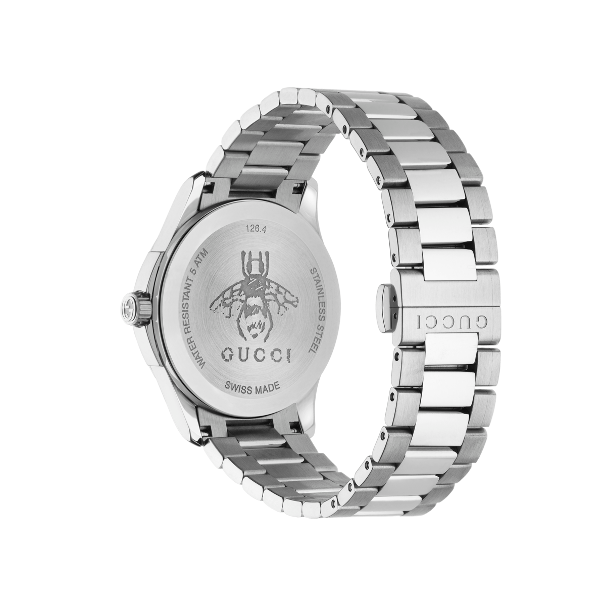 Gucci G-Timeless Blue Dial Stainless Steel Unisex Quartz Watch YA1264025