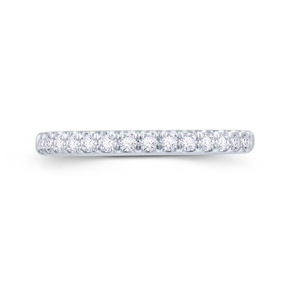 Platinum 0.55ct Diamond Split Claw Set 2.5mm Ring