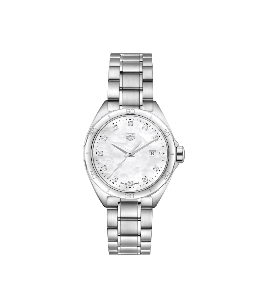 TAG Heuer Formula 1 Mother of Pearl Diamond Set Dial Stainless Steel Womens Quartz Watch WBJ1419.BA0664