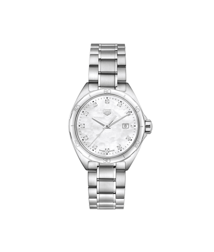 TAG Heuer Formula 1 Mother of Pearl Diamond Set Dial Stainless Steel Womens Quartz Watch WBJ1419.BA0664