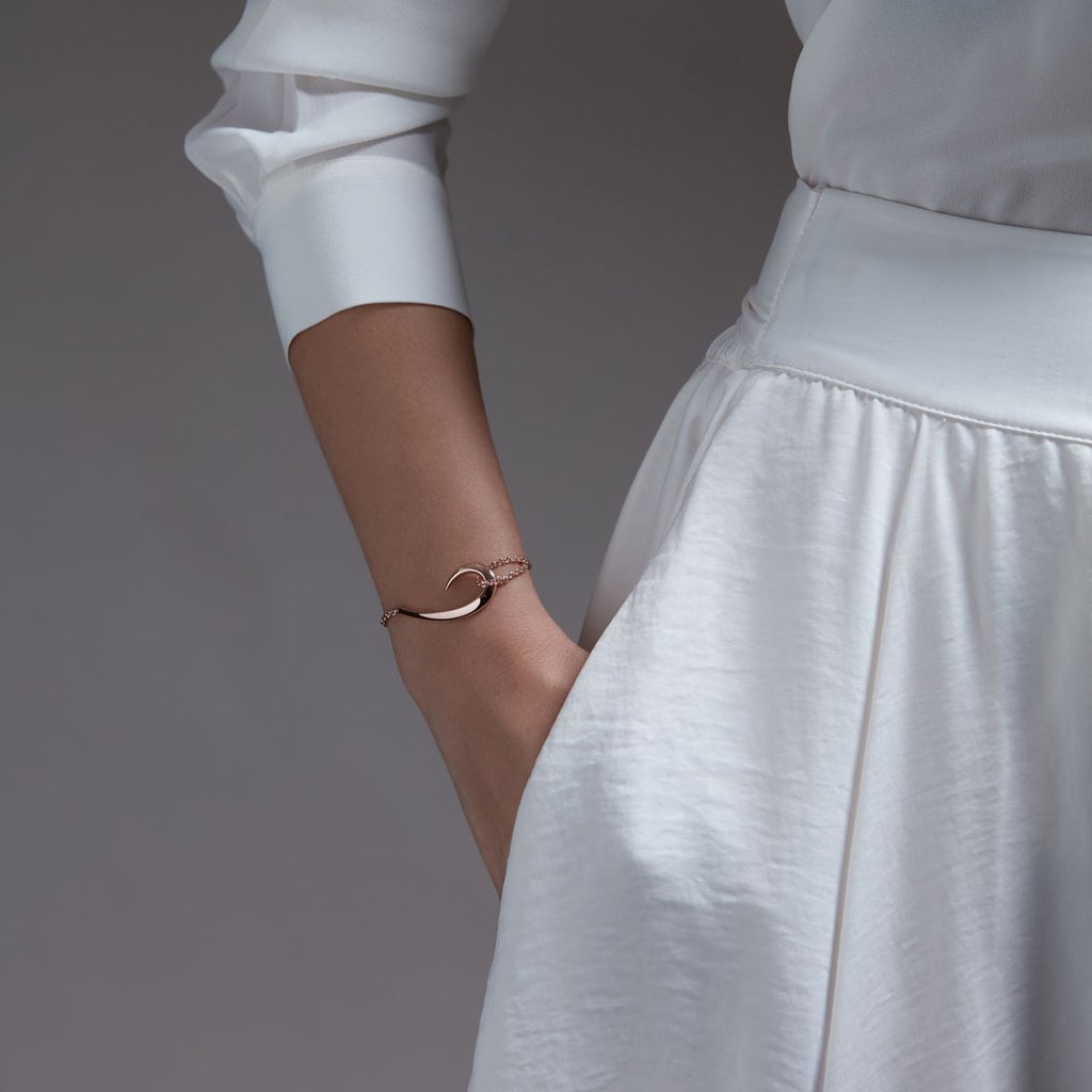 Shaun Leane Rose Gold Vermeil Hook Bracelet SLS477RG
