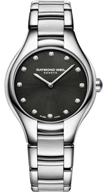 Raymond Weil Noemia Diamond Dot  Stainless Steel Womens Quartz Watch 32mm 5132-ST-20081