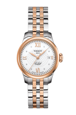 Tissot Le Locle Silver Diamond Set Dial Two Tone Womens Watch T41218316