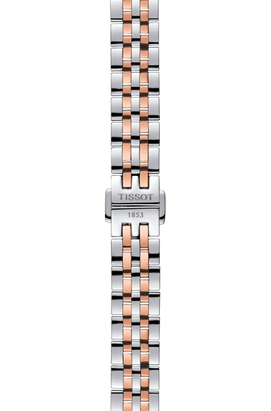 Tissot Le Locle Silver Diamond Set Dial Two Tone Womens Watch T41218316