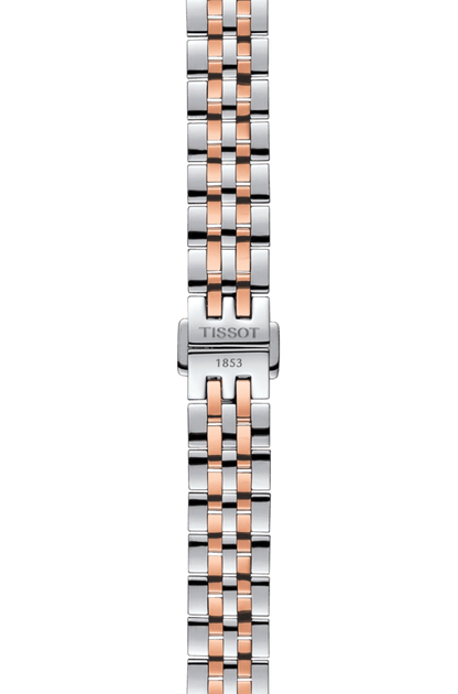 Tissot Le Locle Silver Diamond Set Dial Two Tone Womens Watch T41218316