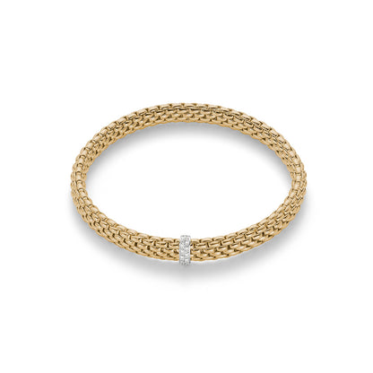 FOPE Flex'it Vendôme 18ct Gold & Diamond Bracelet