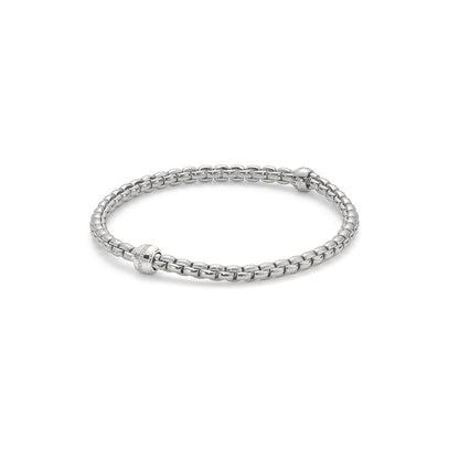 FOPE Flex'it Eka Tiny 18ct White Gold & Diamond Bracelet