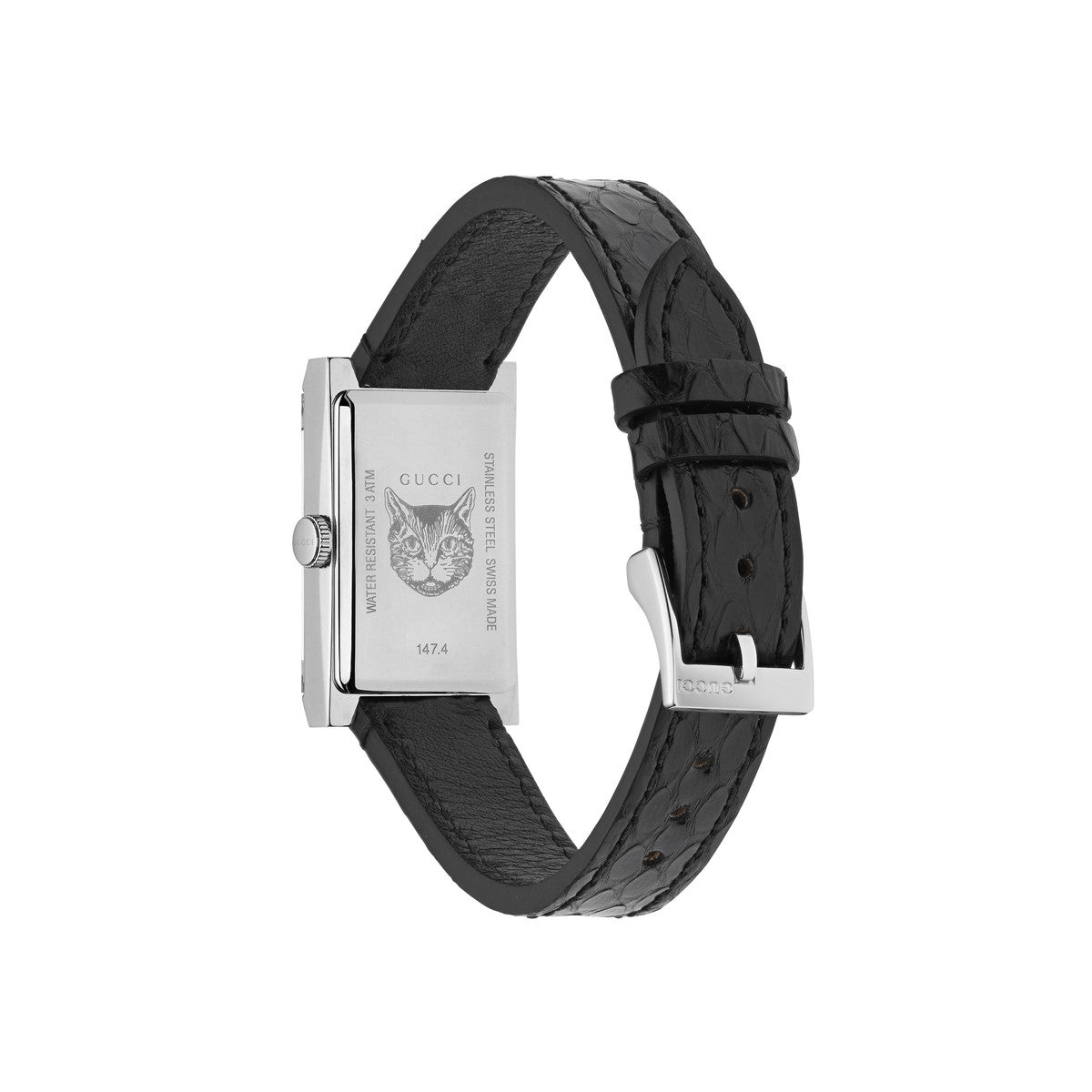 Gucci G-Frame Multi-Colour Mother-of-Pearl Dial Stainless Steel Womens Quartz Watch YA147403