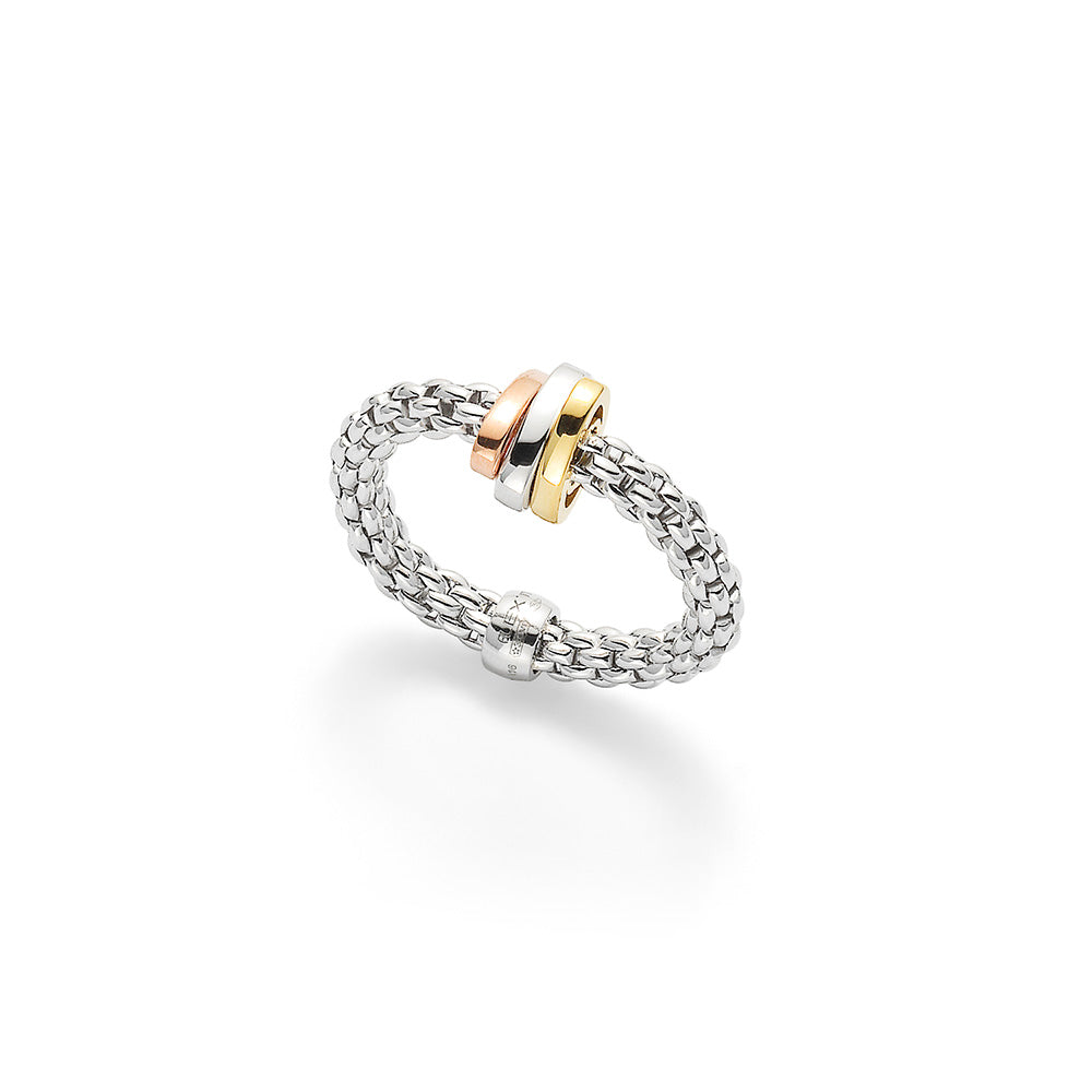 FOPE Flex'it Prima 18ct White Gold Ring (Medium)