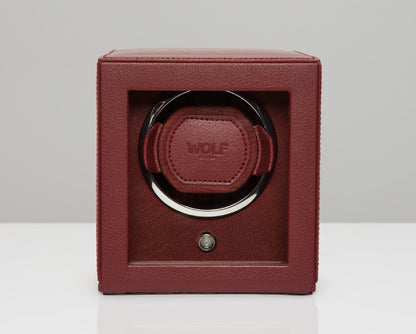 WOLF Bordeaux Cub Single Winder with Cover Watch Winding Box 461126