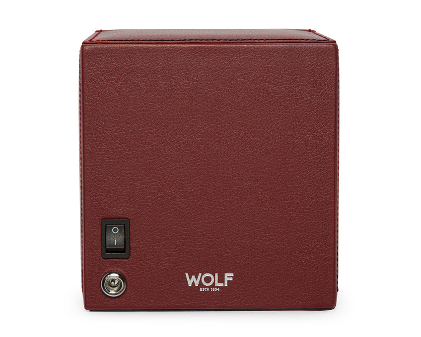 WOLF Bordeaux Cub Single Winder with Cover Watch Winding Box 461126