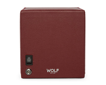 WOLF Bordeaux Cub Single Winder with Cover Watch Winding Box 461126