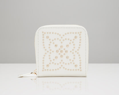 WOLF Marrakesh Cream Travel Zip Jewellery Case 308553