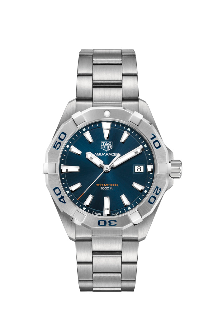 TAG Heuer Aquaracer Blue Dial Stainless Steel Mens Quartz Watch WBD1112.BA0928