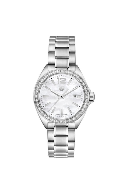 TAG Heuer Formula 1 Mother of Pearl Dial Diamond Set Stainless Steel Womens Quartz Watch WBJ141A.BA0664