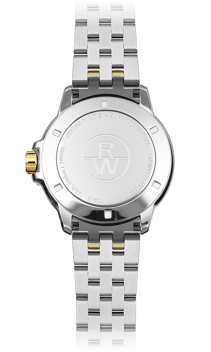 Raymond Weil Tango White Dial Two Tone Mens Quartz Watch 8160-STP-00308