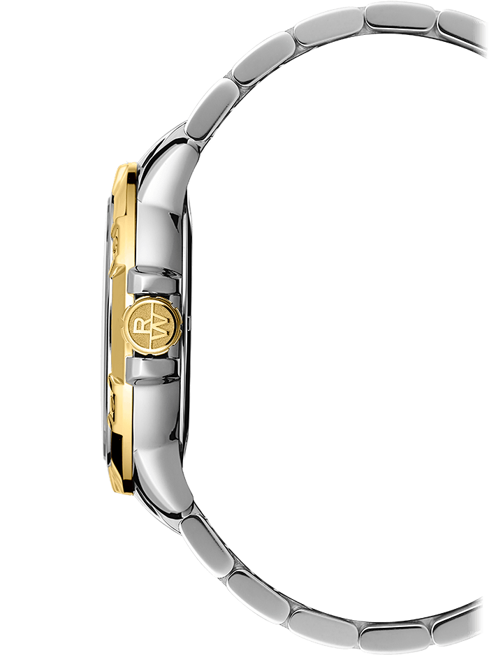 Raymond Weil Tango White Dial Two Tone Mens Quartz Watch 8160-STP-00308