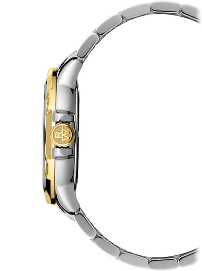 Raymond Weil Tango White Dial Two Tone Mens Quartz Watch 8160-STP-00308