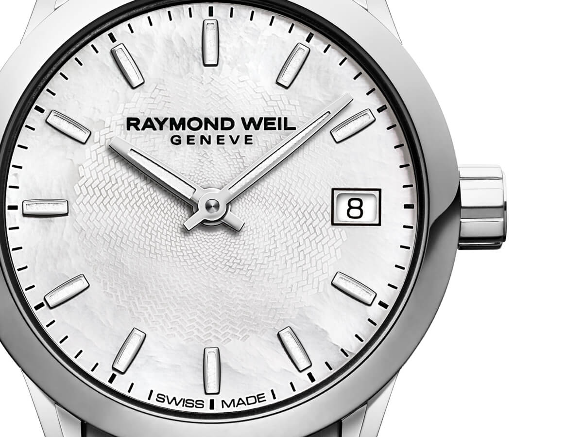 Raymond Weil Freelancer Mother of Pearl Dial Stainless Steel Womens Quartz Watch 5626-ST-97021