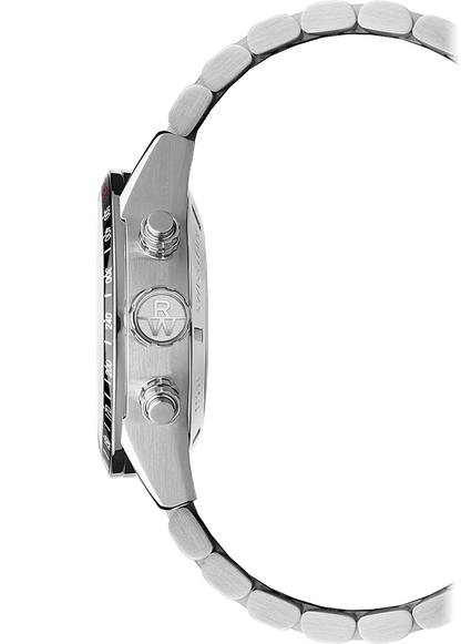 Raymond Weil Freelancer Silver Dial Stainless Steel Chronograph Mens Watch 7731-ST1-65421