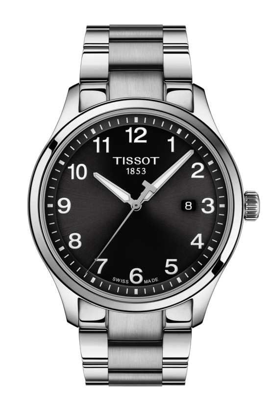 Tissot Gent XL Classic Stainless Steel Black Dial Mens Quartz Watch T1164101105700