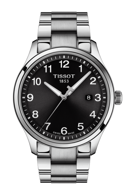 Tissot Gent XL Classic Stainless Steel Black Dial Mens Quartz Watch T1164101105700