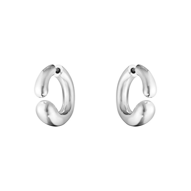 Georg Jensen MERCY Sterling Silver Open Hoop Earrings 10015339