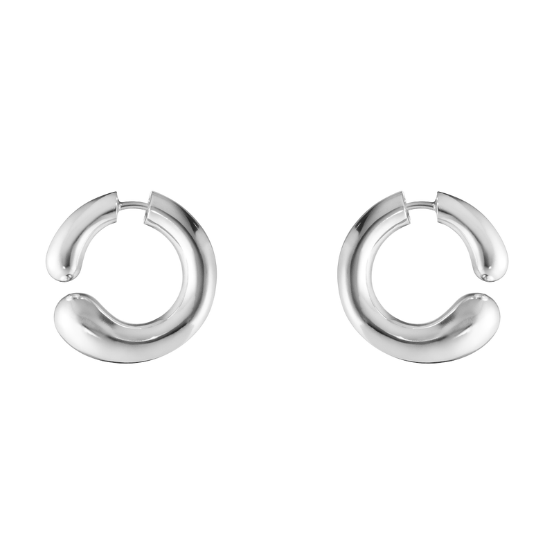 Georg Jensen MERCY Sterling Silver Open Hoop Earrings 10015339