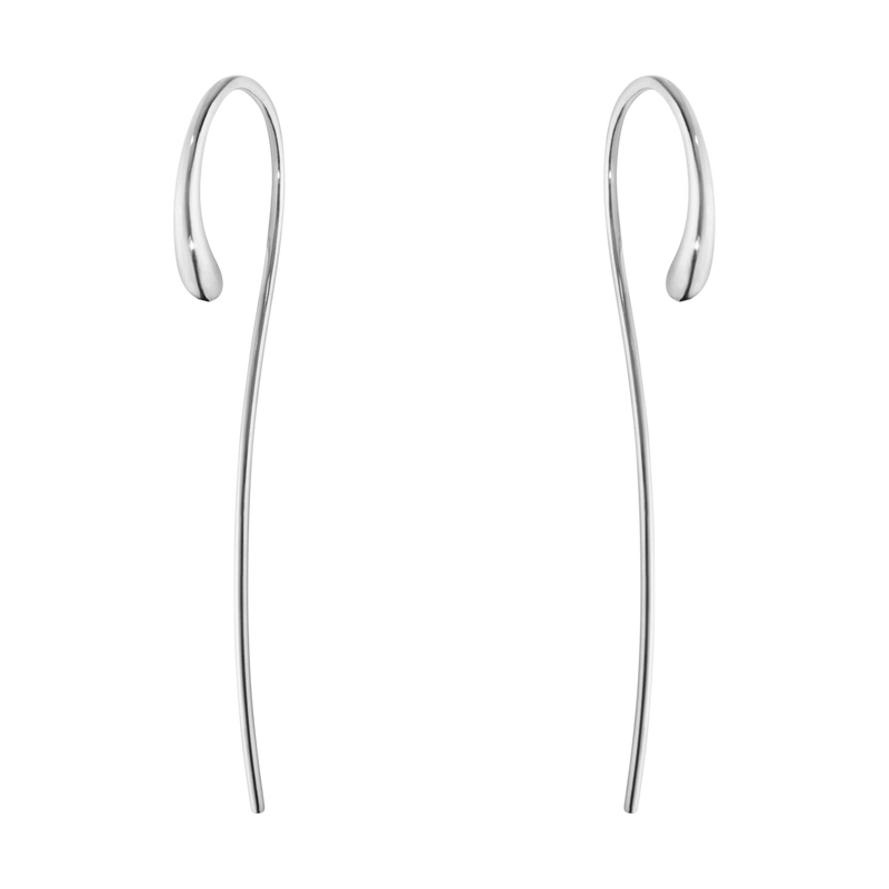 Georg Jensen MERCY Sterling Silver Hook Drop Earrings 10015599