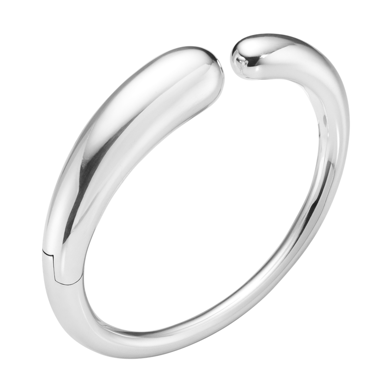 Georg Jensen MERCY Sterling Silver Hinged Bangle 10015340