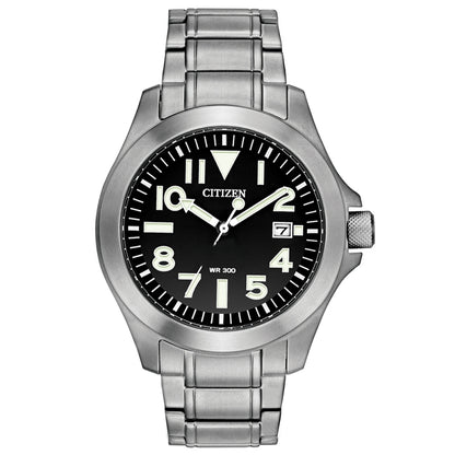 Citizen Eco-Drive Promaster Tough Black Dial Super Titanium Mens Watch BN0118-55E