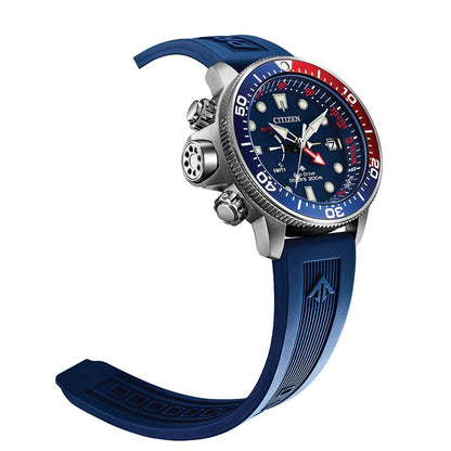 Citizen Eco-Drive Promaster Aqualand Blue Dial Stainless Steel Mens Watch BN2038-01L