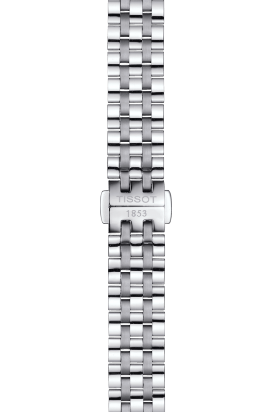 Tissot Carson Premium Lady Silver Diamond Set Dial Stainless Steel Womens Quartz Watch T1222101103300