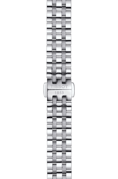 Tissot Carson Premium Lady Silver Diamond Set Dial Stainless Steel Womens Quartz Watch T1222101103300