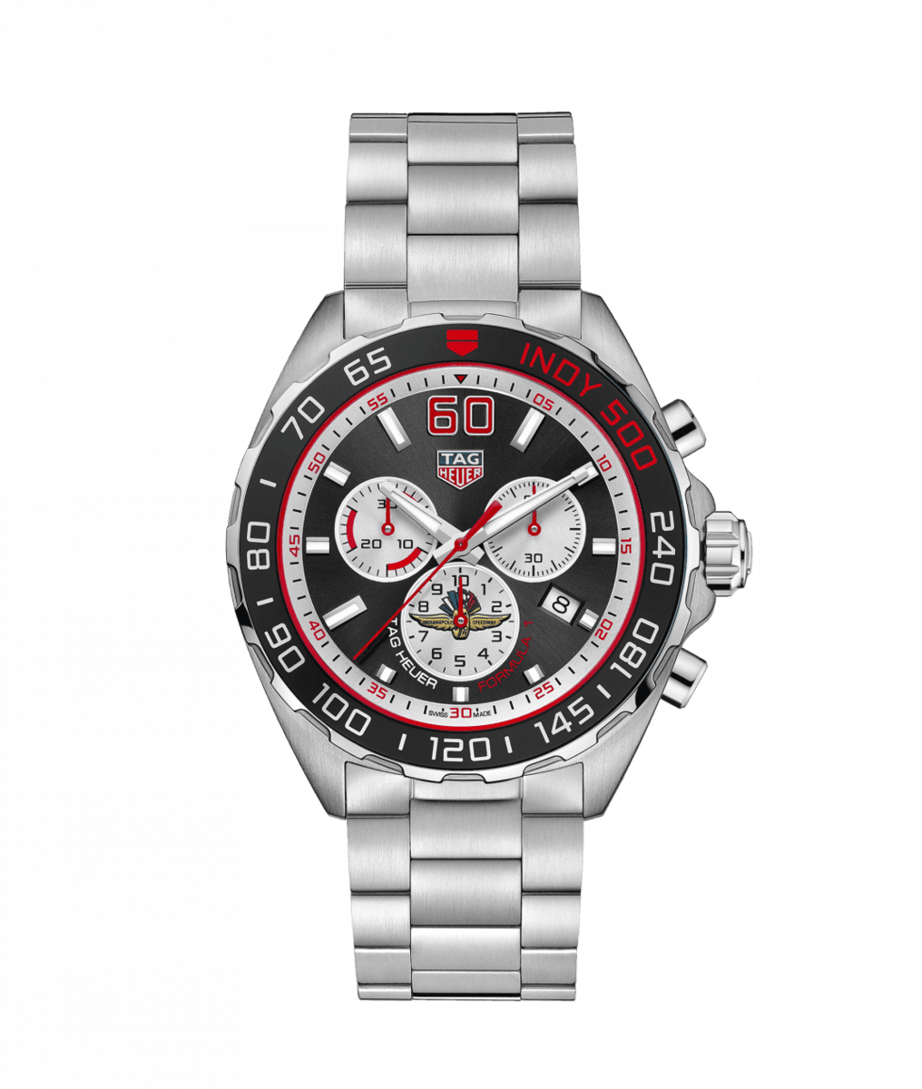 TAG Heuer Formula 1 Indy 500 Stainless Steel Mens Quartz Chronograph Watch CAZ101V.BA0842