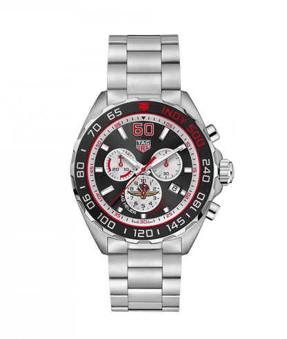 TAG Heuer Formula 1 Indy 500 Stainless Steel Mens Quartz Chronograph Watch CAZ101V.BA0842