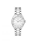 TAG Heuer Formula 1 Stainless Steel & White Ceramic Diamond Set Womens Quartz Watch WBJ141AD.BA0974