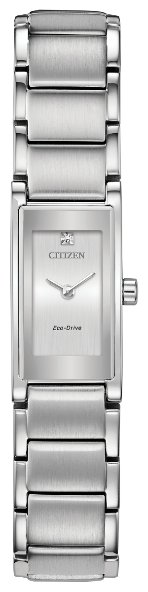 Citizen Eco-Drive Axiom Mother of Pearl Dial Stainless Steel Watch EG7050-54A