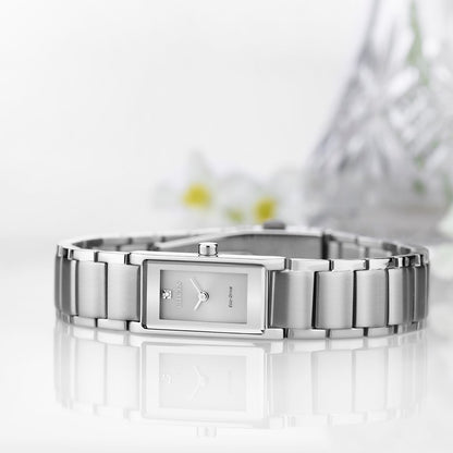 Citizen Eco-Drive Axiom Mother of Pearl Dial Stainless Steel Watch EG7050-54A