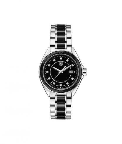 TAG Heuer Formula 1 Stainless Steel & Black Ceramic Diamond Set Womens Quartz Watch WBJ141AB.BA0973