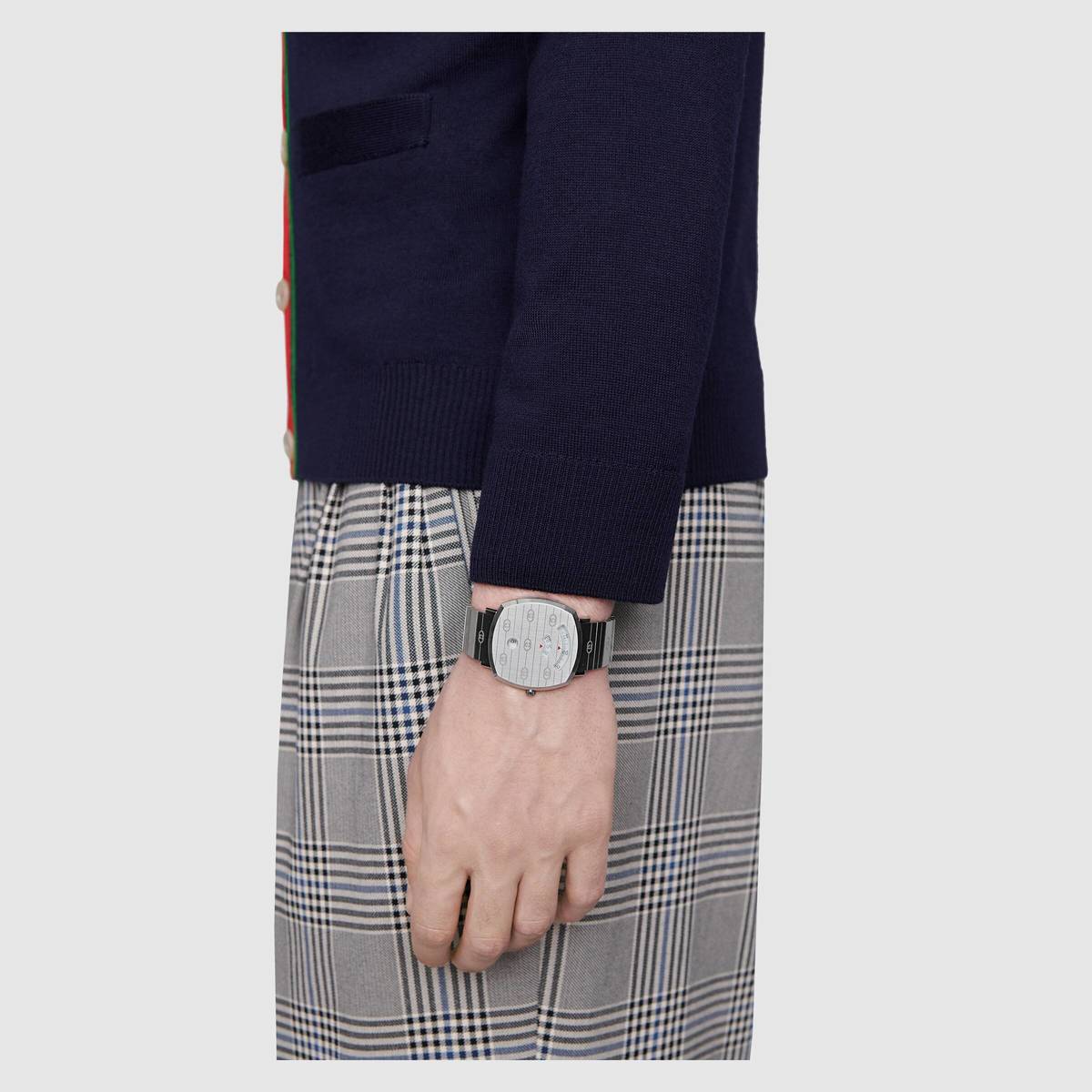 Gucci Grip 38mm Stainless Steel Unisex Quartz Watch YA157410