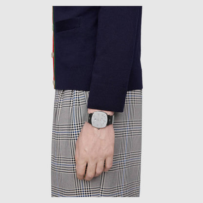 Gucci Grip 38mm Stainless Steel Unisex Quartz Watch YA157410