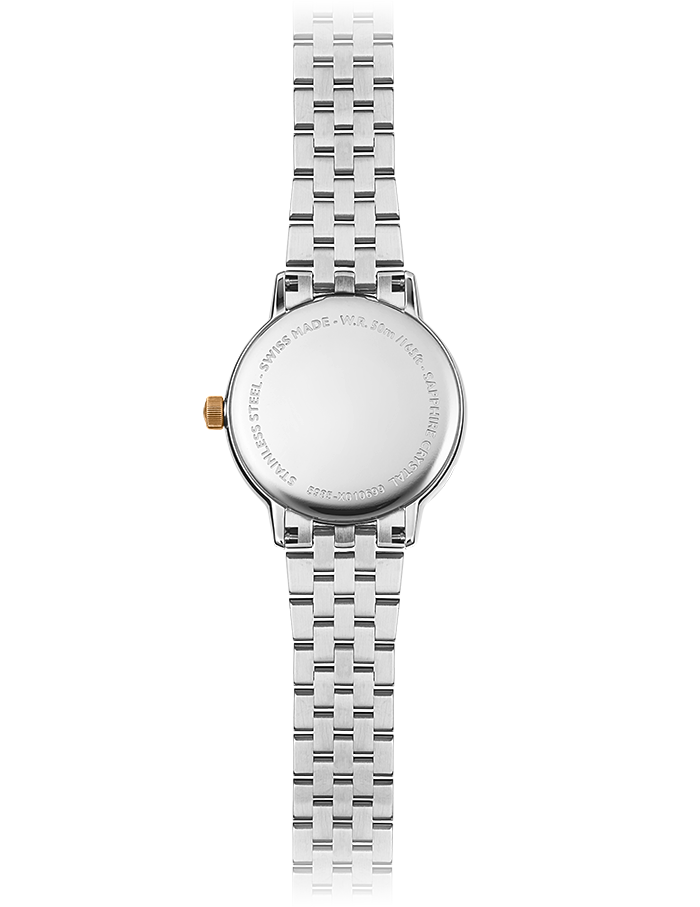 Raymond Weil Toccata Mother of Pearl Dial Diamond Set Two Tone Womens Quartz Watch 29mm 5985-STP-97081