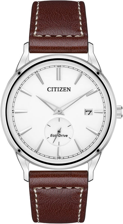 Citizen Eco-Drive White Dial Stainless Steel Mens Watch BV1119-14A