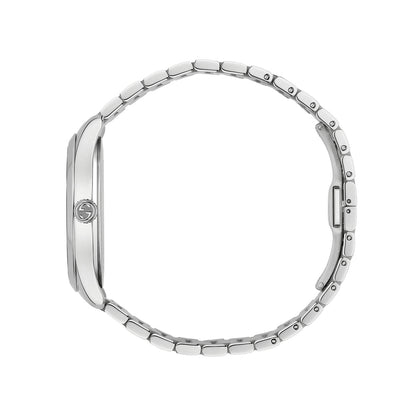 Gucci G-Timeless Iconic Bee Black Dial Stainless Steel Unisex Quartz Watch YA1264136